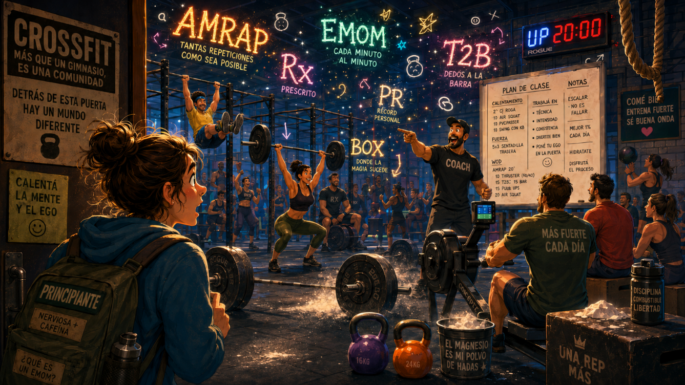 CrossFit para nuevos: siglas, WODs y el noble arte de no entender nada